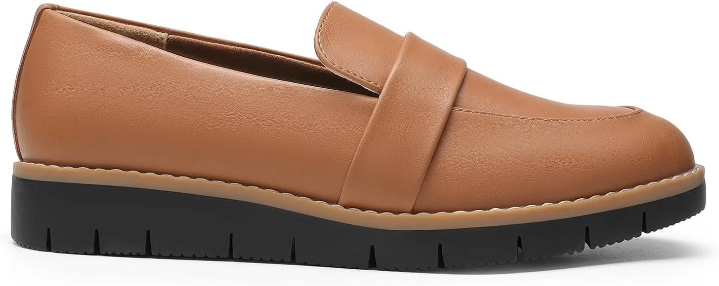 DREAM PAIRS Women's Loafers, Slip-On Business Casual Work Shoes