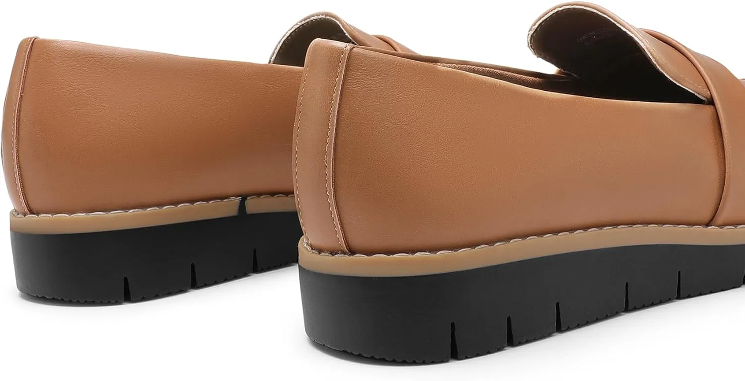 DREAM PAIRS Women's Loafers, Slip-On Business Casual Work Shoes