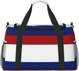 Duffle Bag For Travel Dutch Flag Travel Bag Carry On Bag For Womens Mens Gym Weekender Overnight Trips