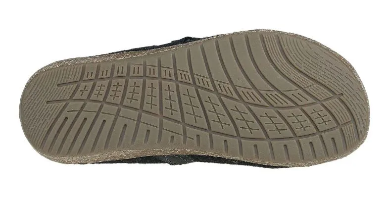 Earth Black Janet Felt Womens Comfort Slip On Clogs
