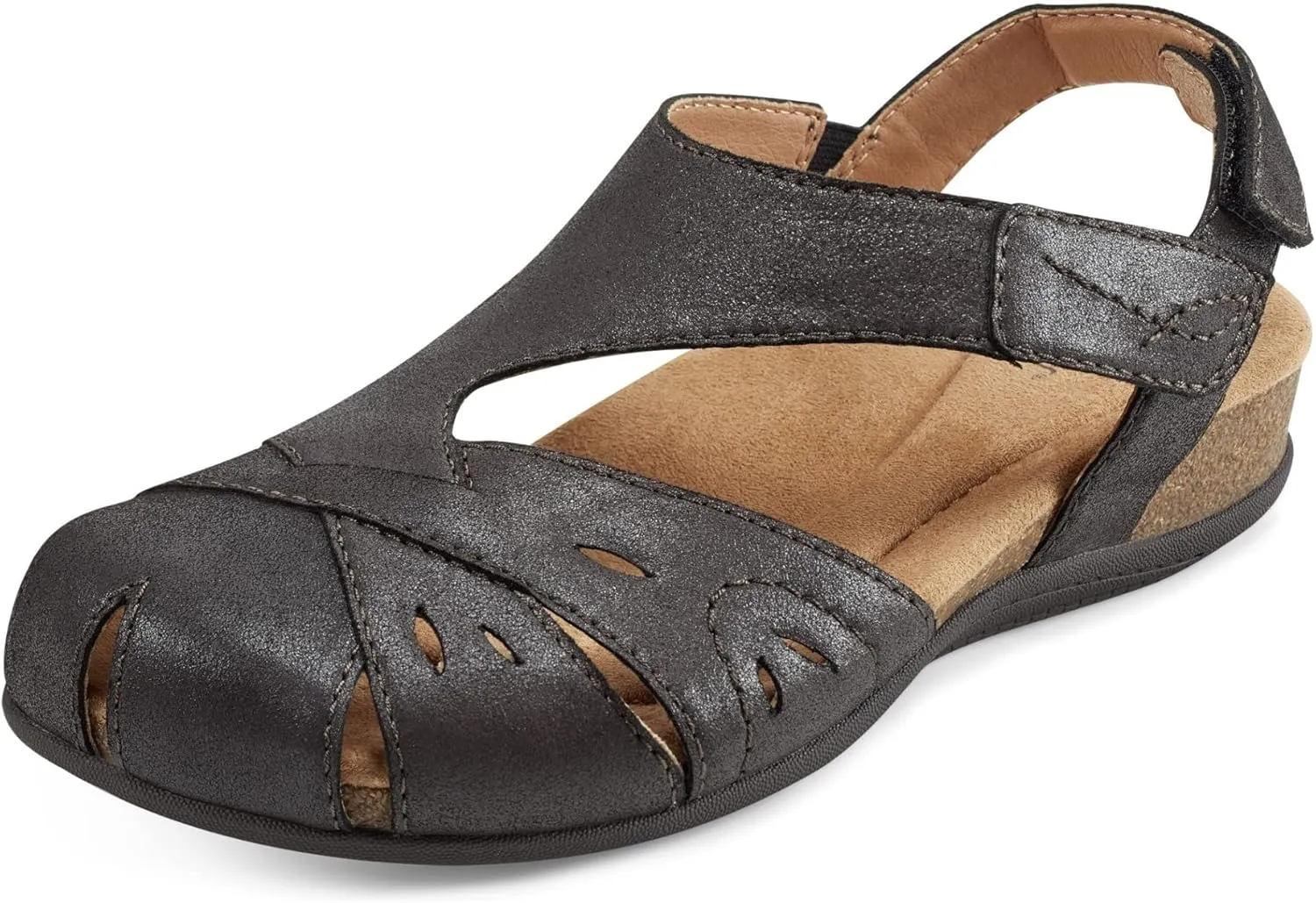 Earth Women’s Birdine Sandal, Dark Brown, 8.5 M US