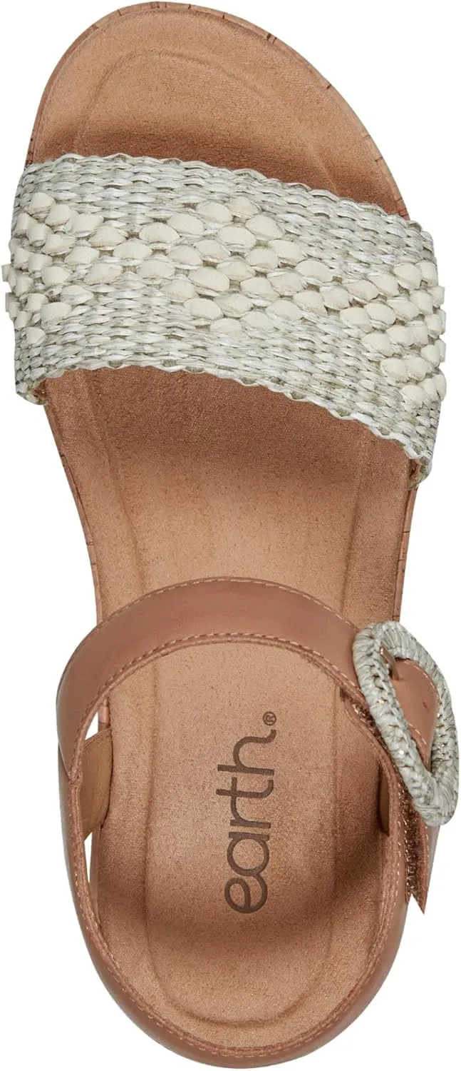 Earth Women's Glam Espadrille Wedge Sandal