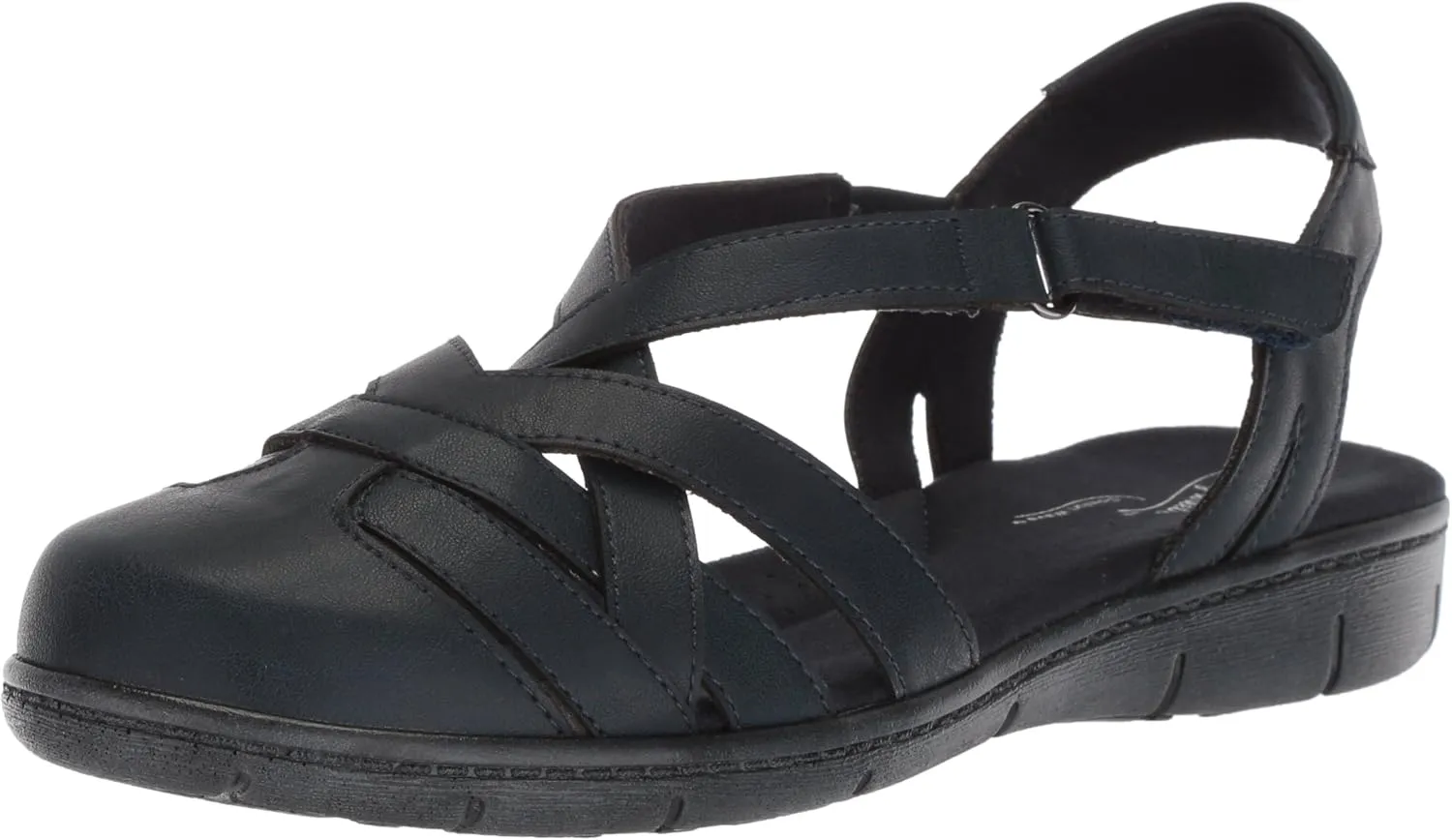 Easy Street Women's Garrett Sneaker, Navy, 11 Wide