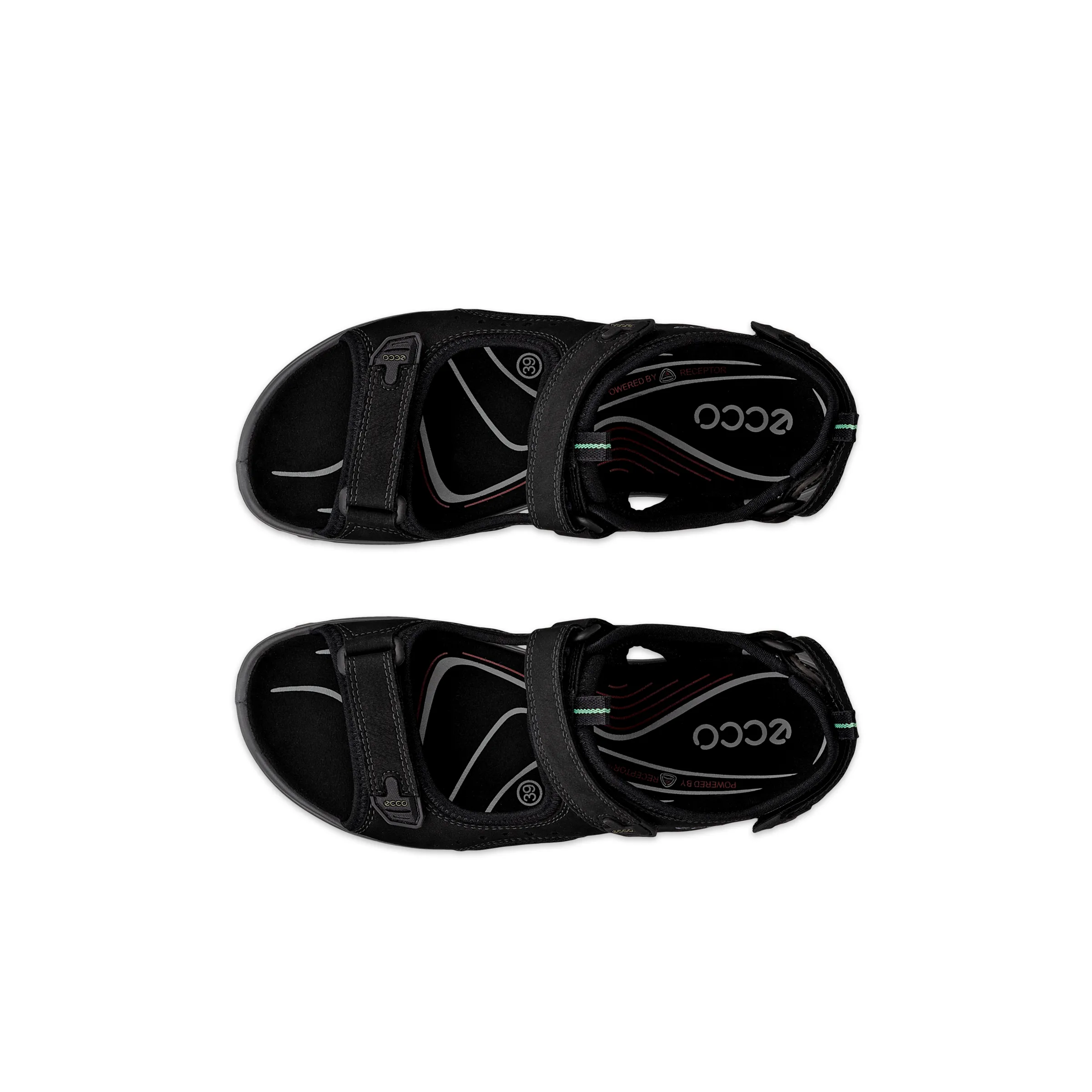 ECCO Offroad  - Ladies Walking Sandal in Black Nubuck