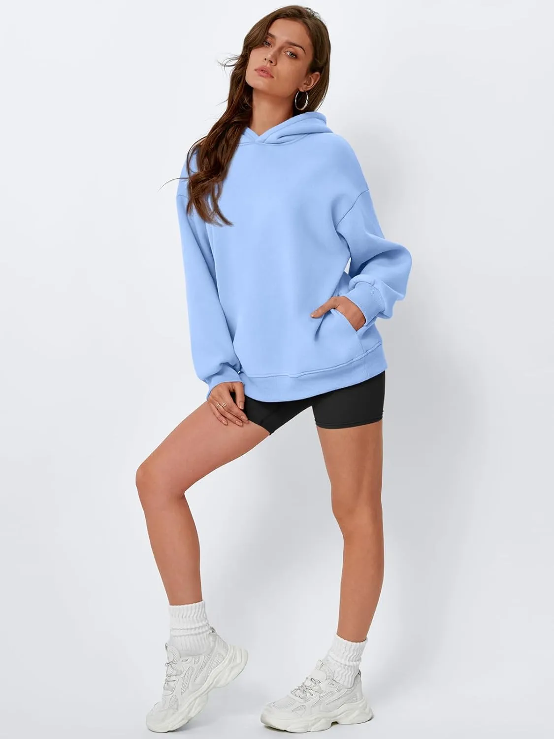 EFAN Womens Oversized Hoodies Sweatshirts Fleece Hooded Pullover Tops Sweaters Casual Comfy Fall Fashion Outfits Clothes 2025