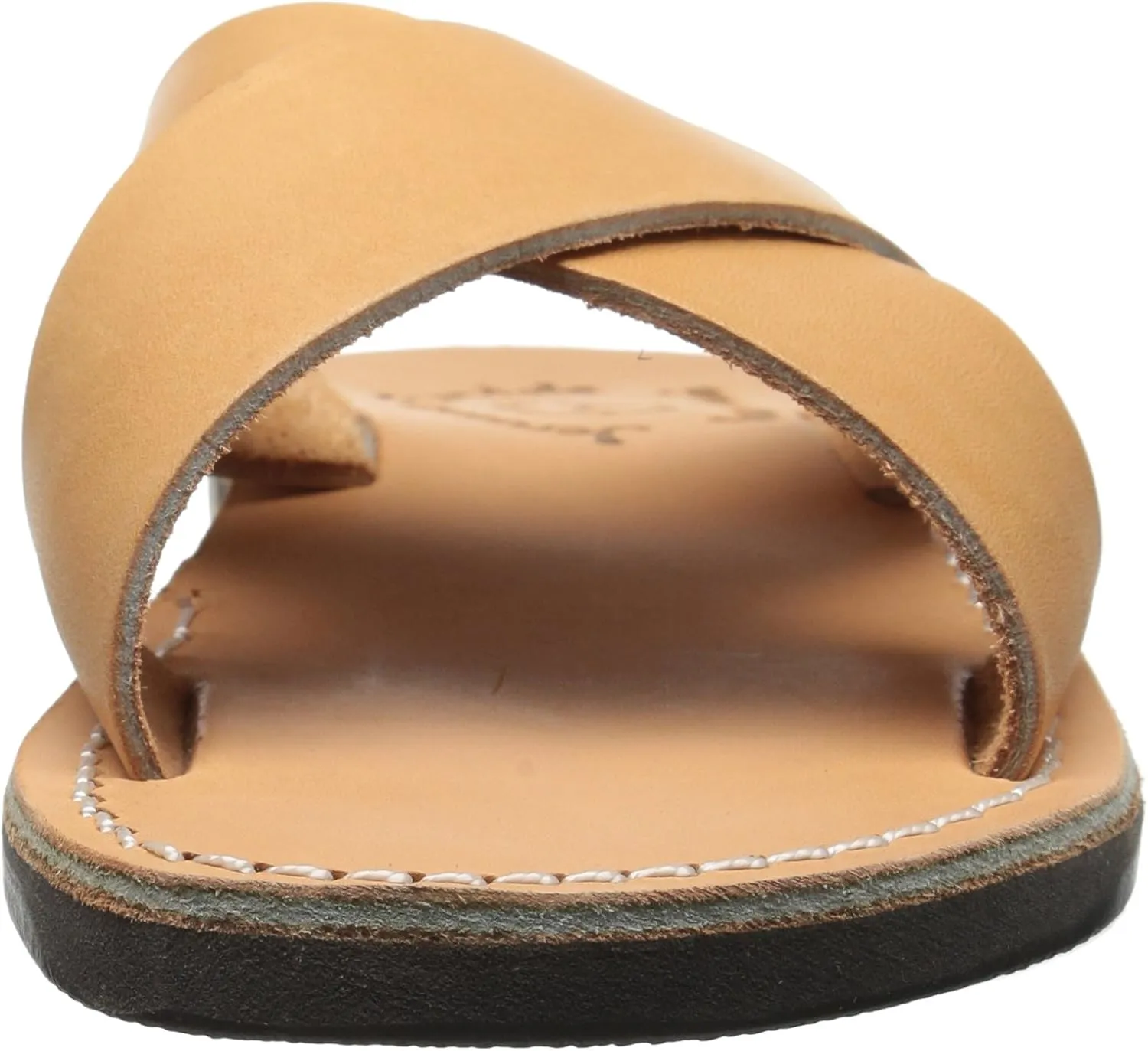 Elan - Leather Cross Strap Sandal - Womens Sandals