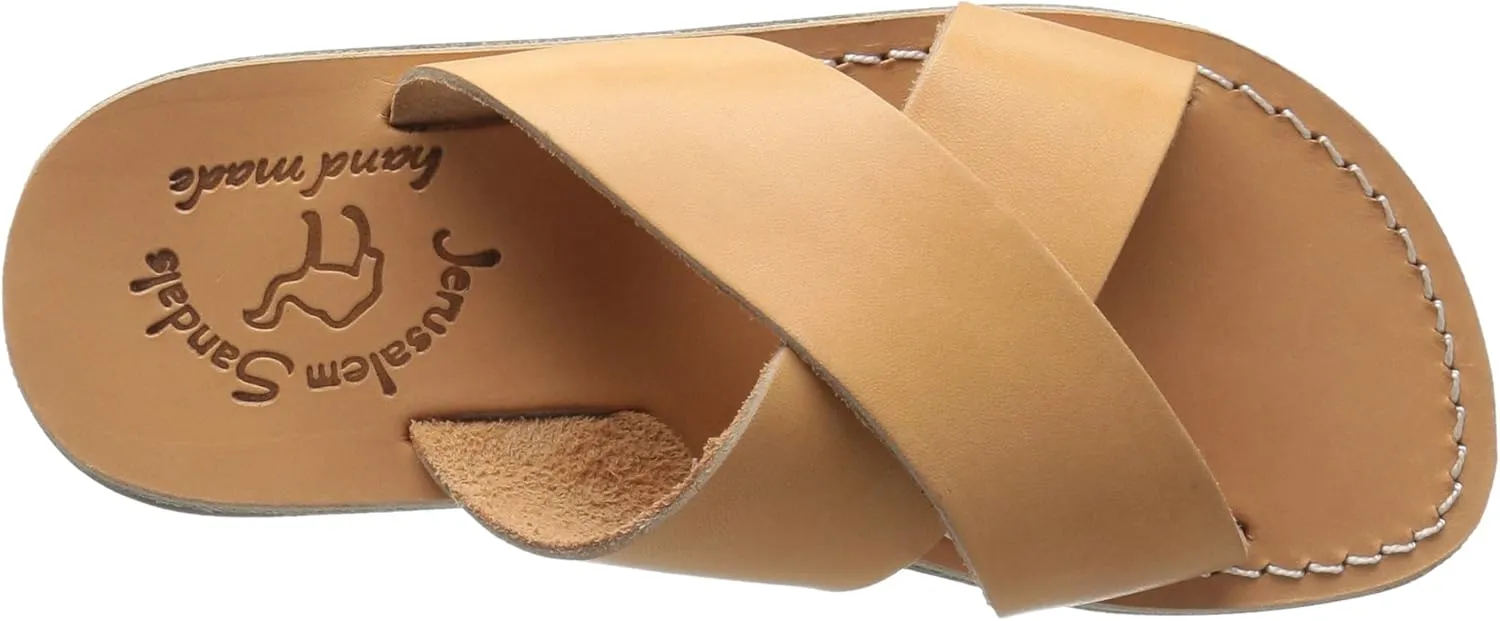 Elan - Leather Cross Strap Sandal - Womens Sandals