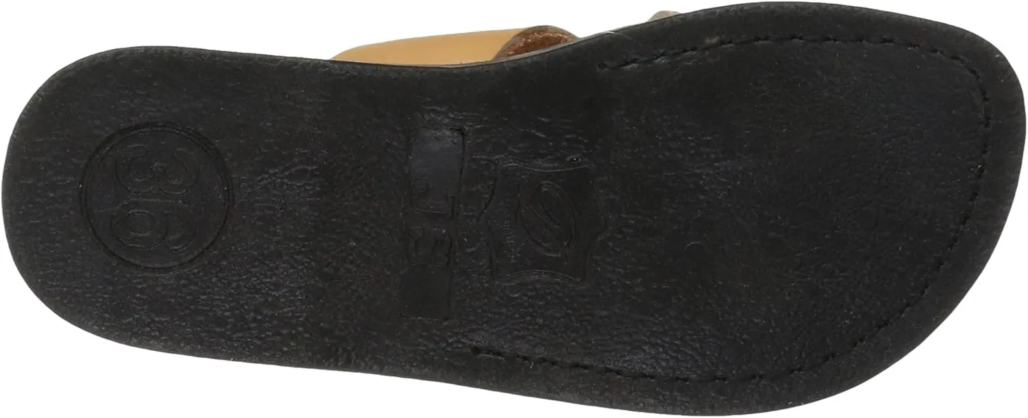 Elan - Leather Cross Strap Sandal - Womens Sandals