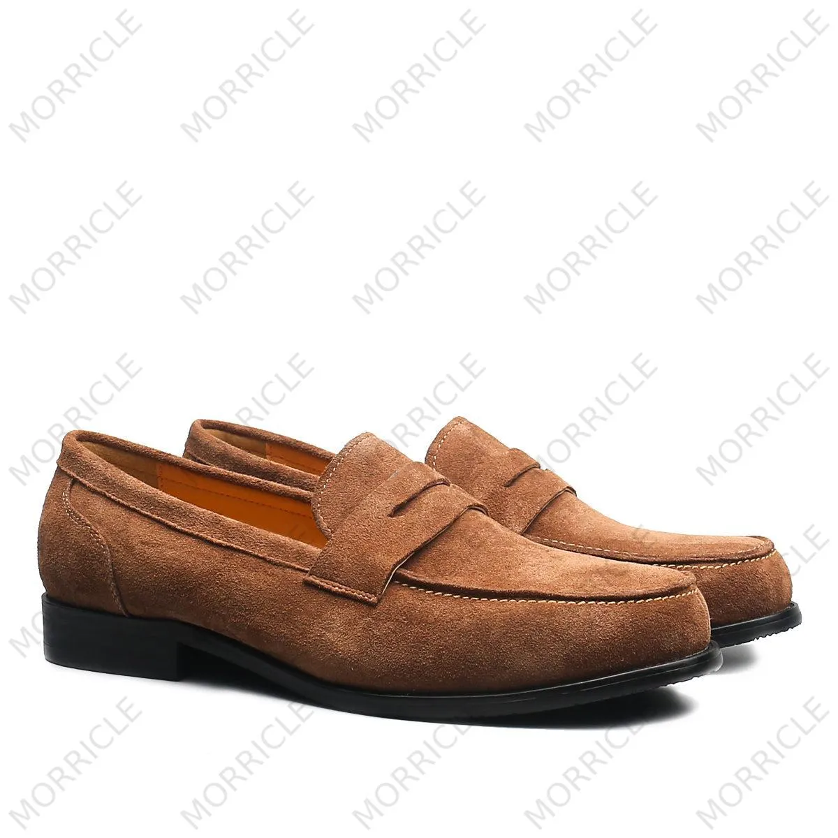 Elegant Cozy Suede Penny Loafers