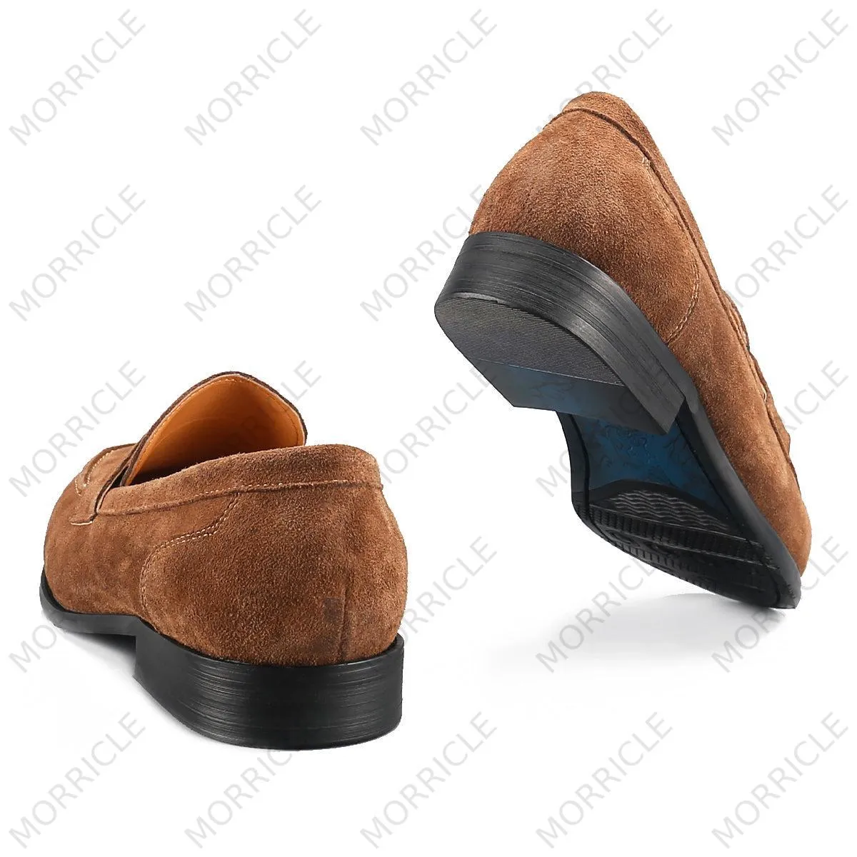Elegant Cozy Suede Penny Loafers