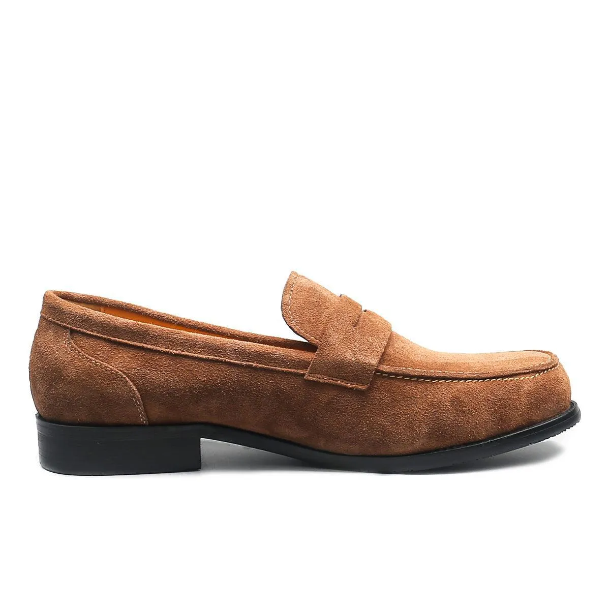 Elegant Cozy Suede Penny Loafers