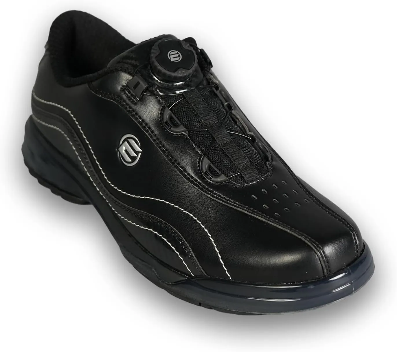 ELITE Predator Dial Fastening Men's Bowling Shoes - Professional Shoes - Right Hand - Includes Interchangeable Slide Soles and Heels - Comfortable Fit