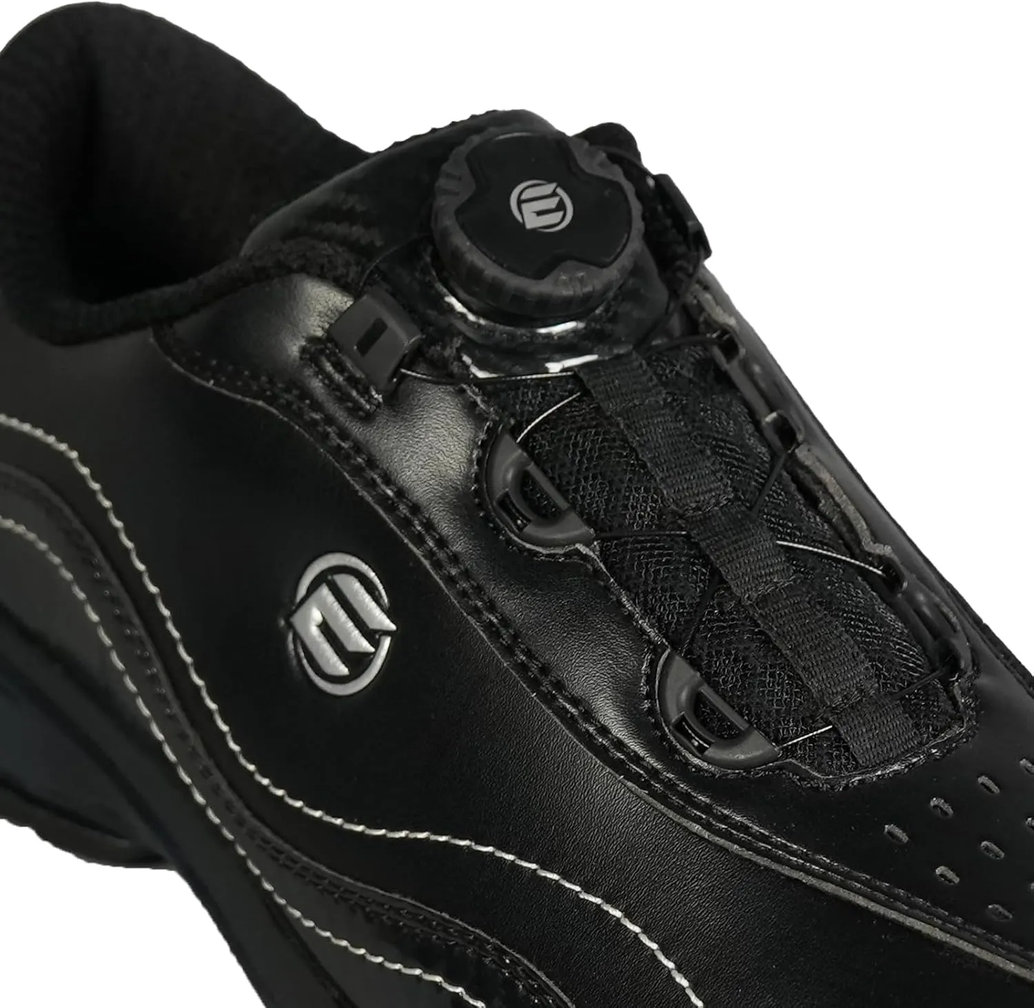 ELITE Predator Dial Fastening Men's Bowling Shoes - Professional Shoes - Right Hand - Includes Interchangeable Slide Soles and Heels - Comfortable Fit