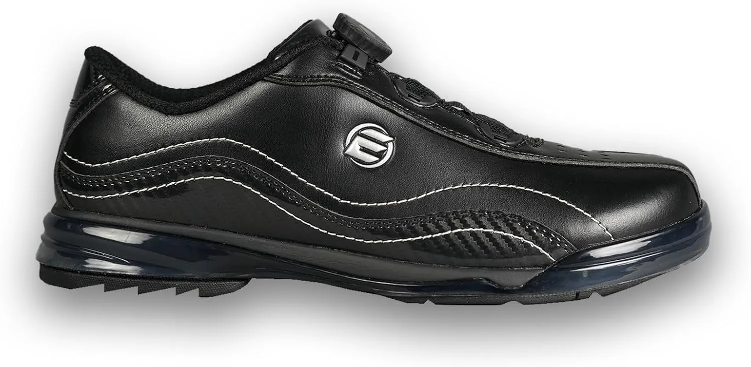 ELITE Predator Dial Fastening Men's Bowling Shoes - Professional Shoes - Right Hand - Includes Interchangeable Slide Soles and Heels - Comfortable Fit