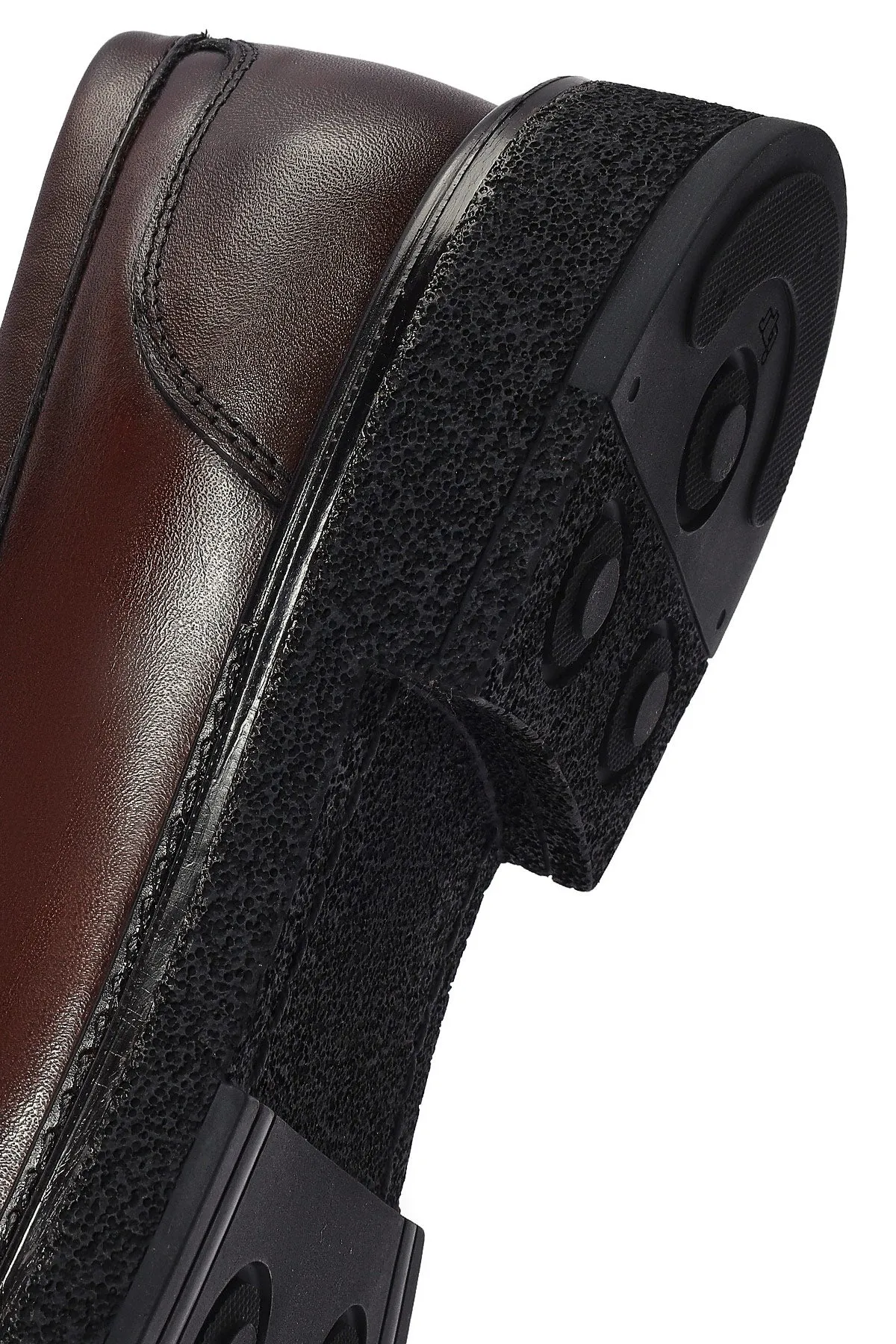 Erkek Kahverengi Deri Casual Loafer