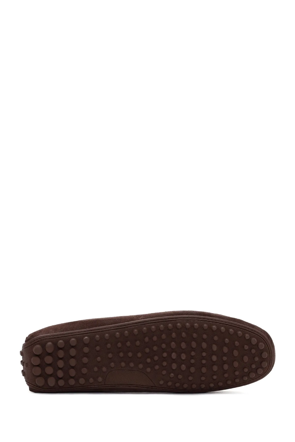 Erkek Kahverengi Süet Deri Casual Loafer