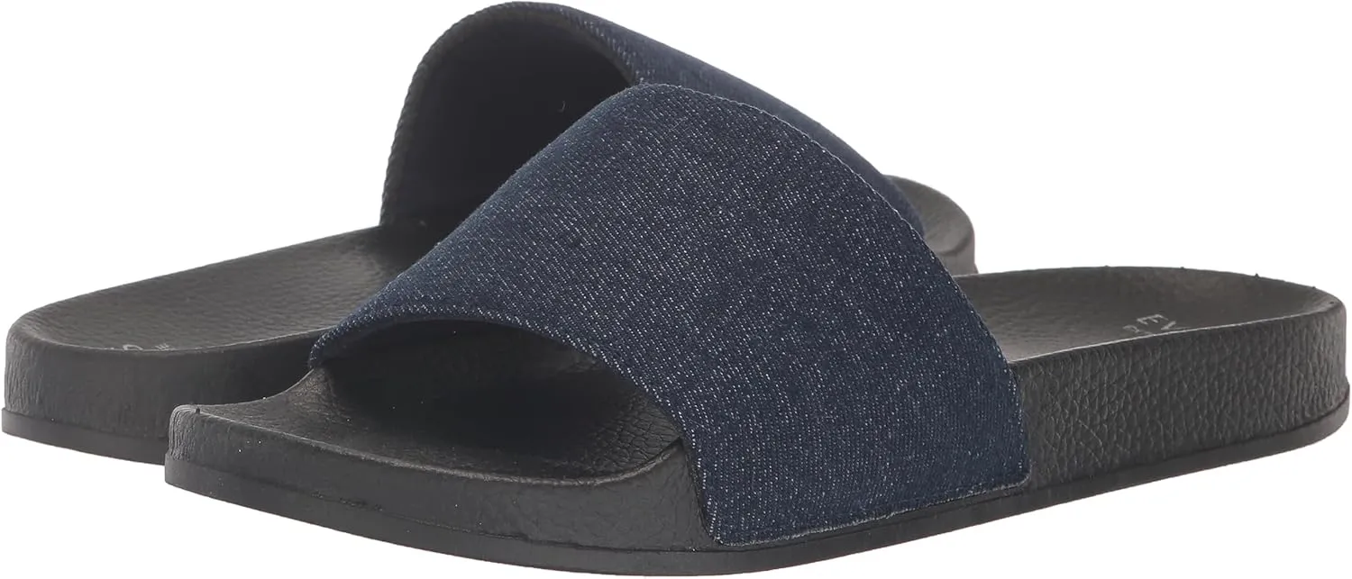 EVANS Women's Sandal Slide Plait Silva