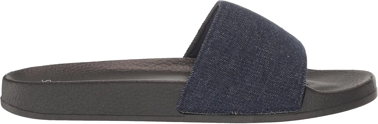 EVANS Women's Sandal Slide Plait Silva