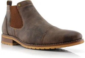 Ferro Aldo Sterling MFA606325 Mens Casual Chelsea Slip on Ankle Boots