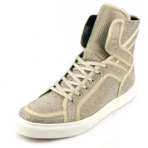 FI-2409 Gold Glitter Sneakers by Fiesso