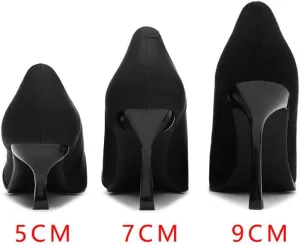 Fine Heel Pointed Satin High Heels Female Wedding Bride Bridesmaid 5cm/1.97in Shoes