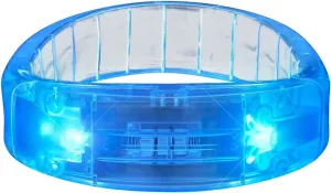 FlashingBlinkyLights Blue Fashion LED Light Up Bracelet