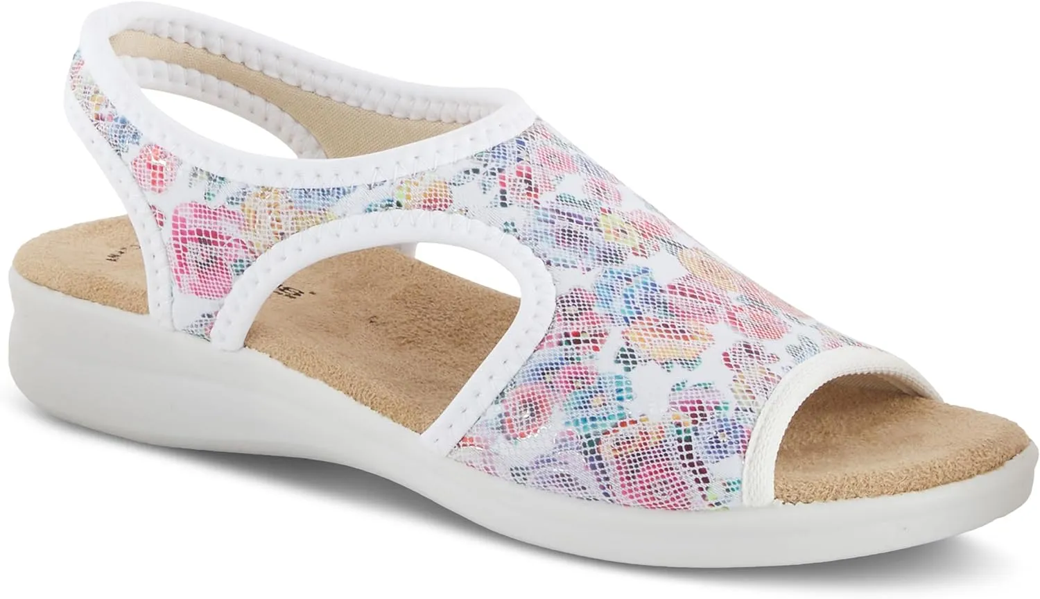 Flexus Women's Nyaman-Floral Slingback Sandal