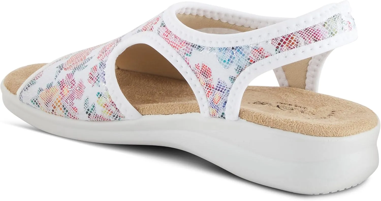 Flexus Women's Nyaman-Floral Slingback Sandal
