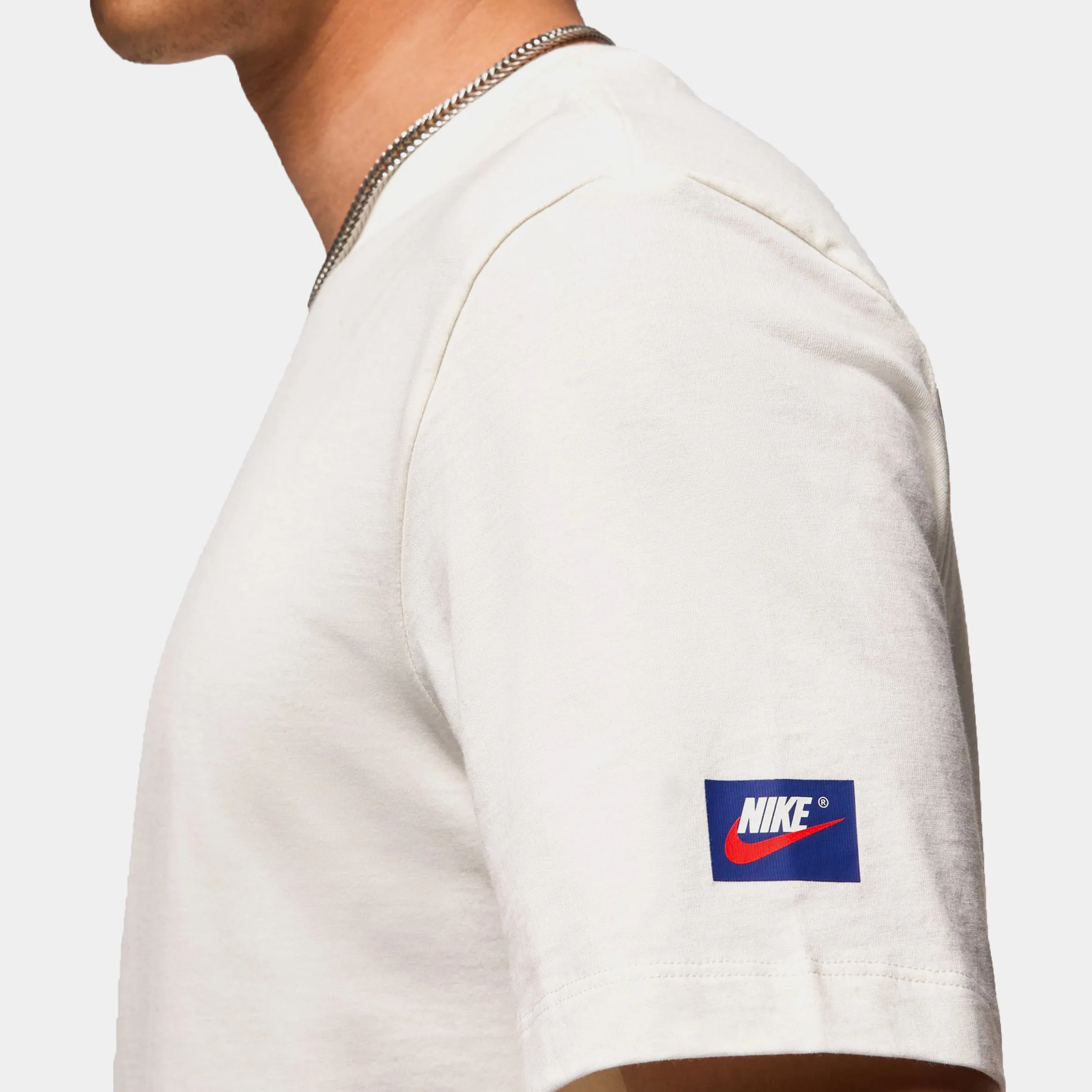 Flight Essentials Vintage AJ1 Mens Short Sleeve Shirt (Sail/Black)