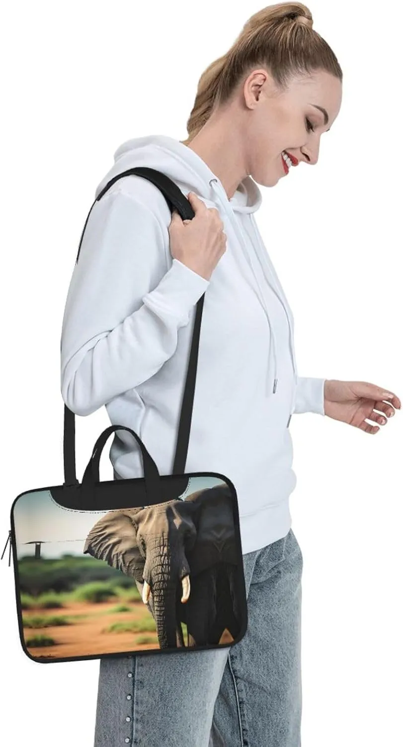 Flowers Colorful Butterfly 1 Stylish And Lightweight Laptop Messenger Bag,Handbag,Briefcase,Perfect For Business Travel