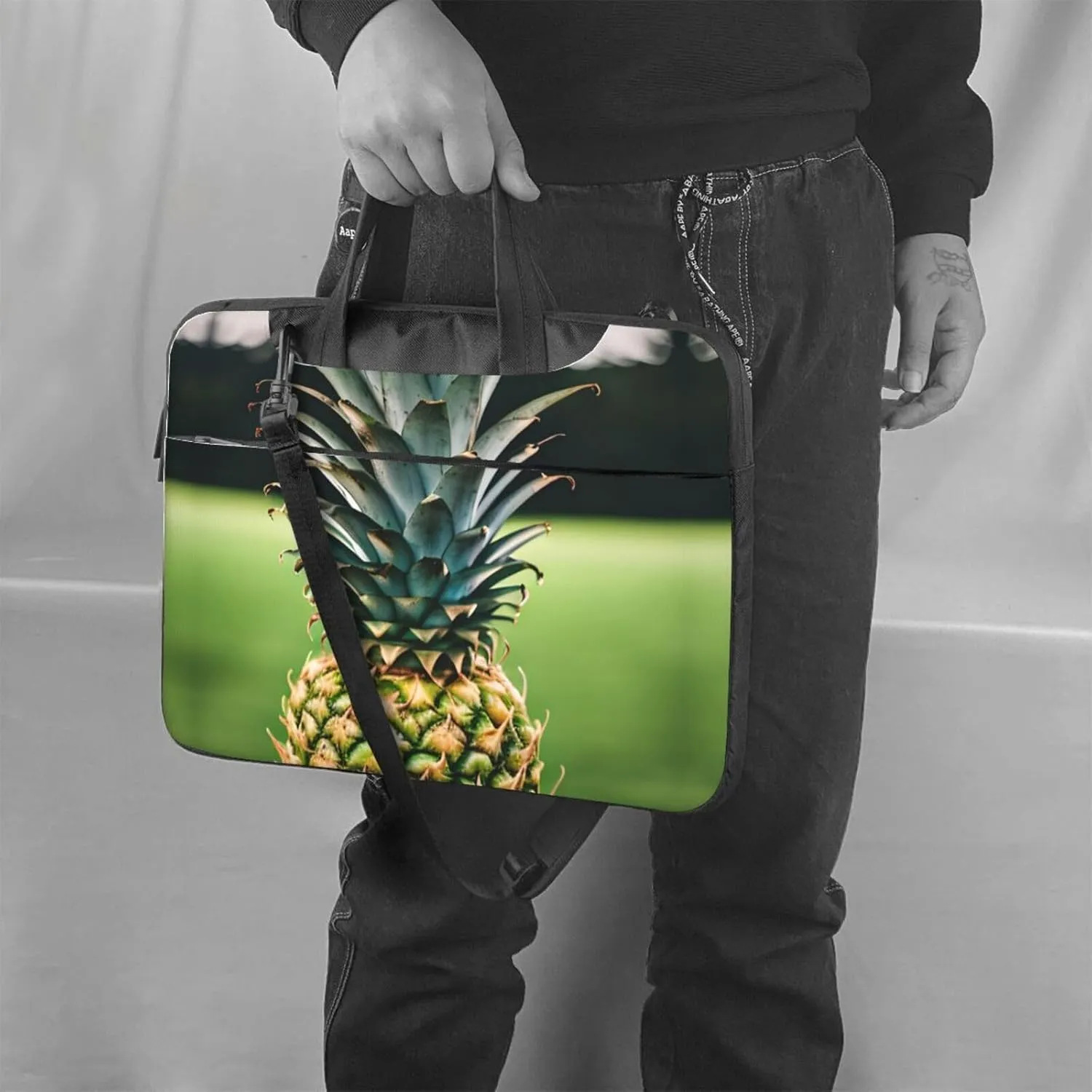 Flowers Colorful Butterfly 1 Stylish And Lightweight Laptop Messenger Bag,Handbag,Briefcase,Perfect For Business Travel