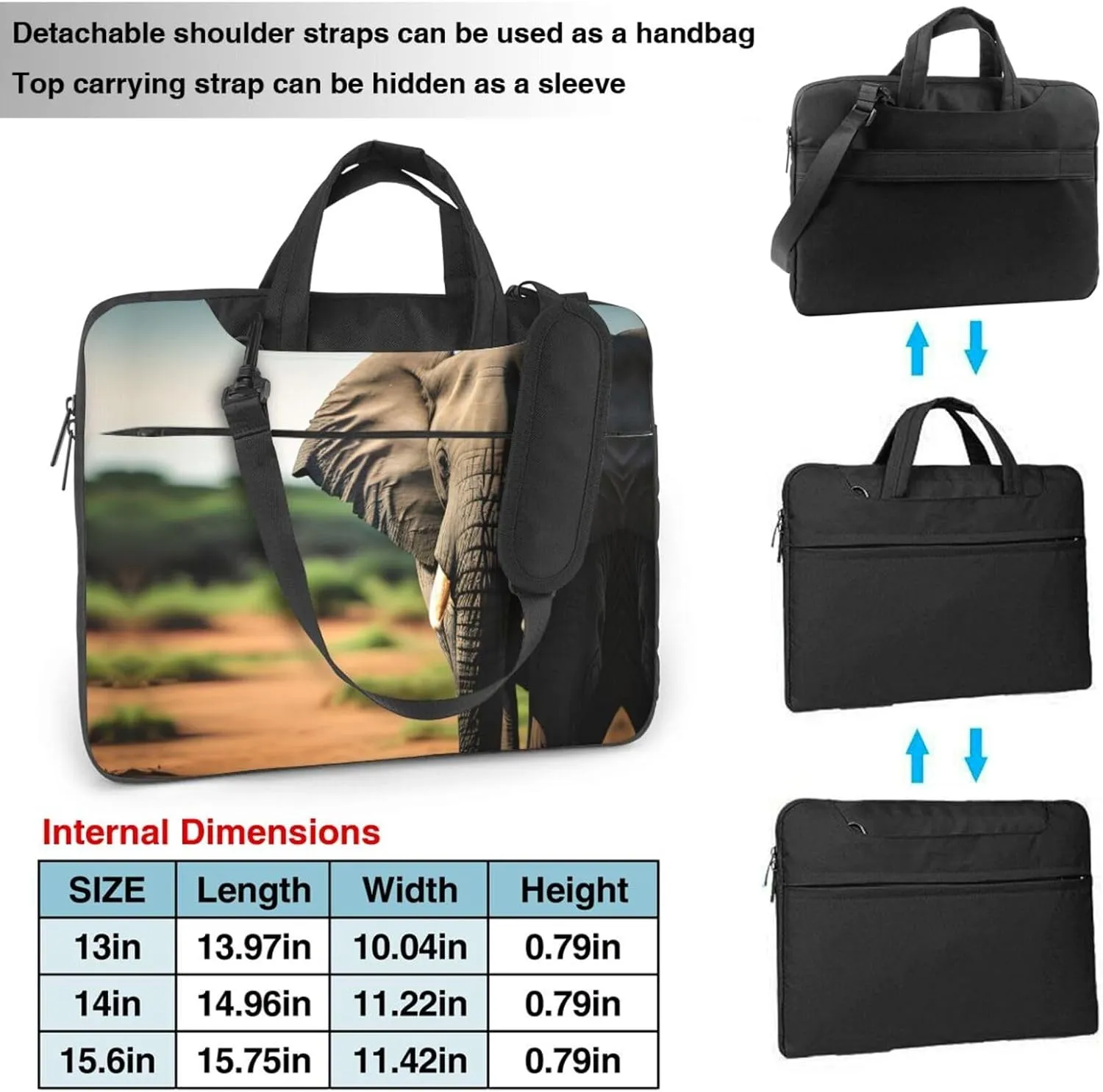 Flowers Colorful Butterfly 1 Stylish And Lightweight Laptop Messenger Bag,Handbag,Briefcase,Perfect For Business Travel