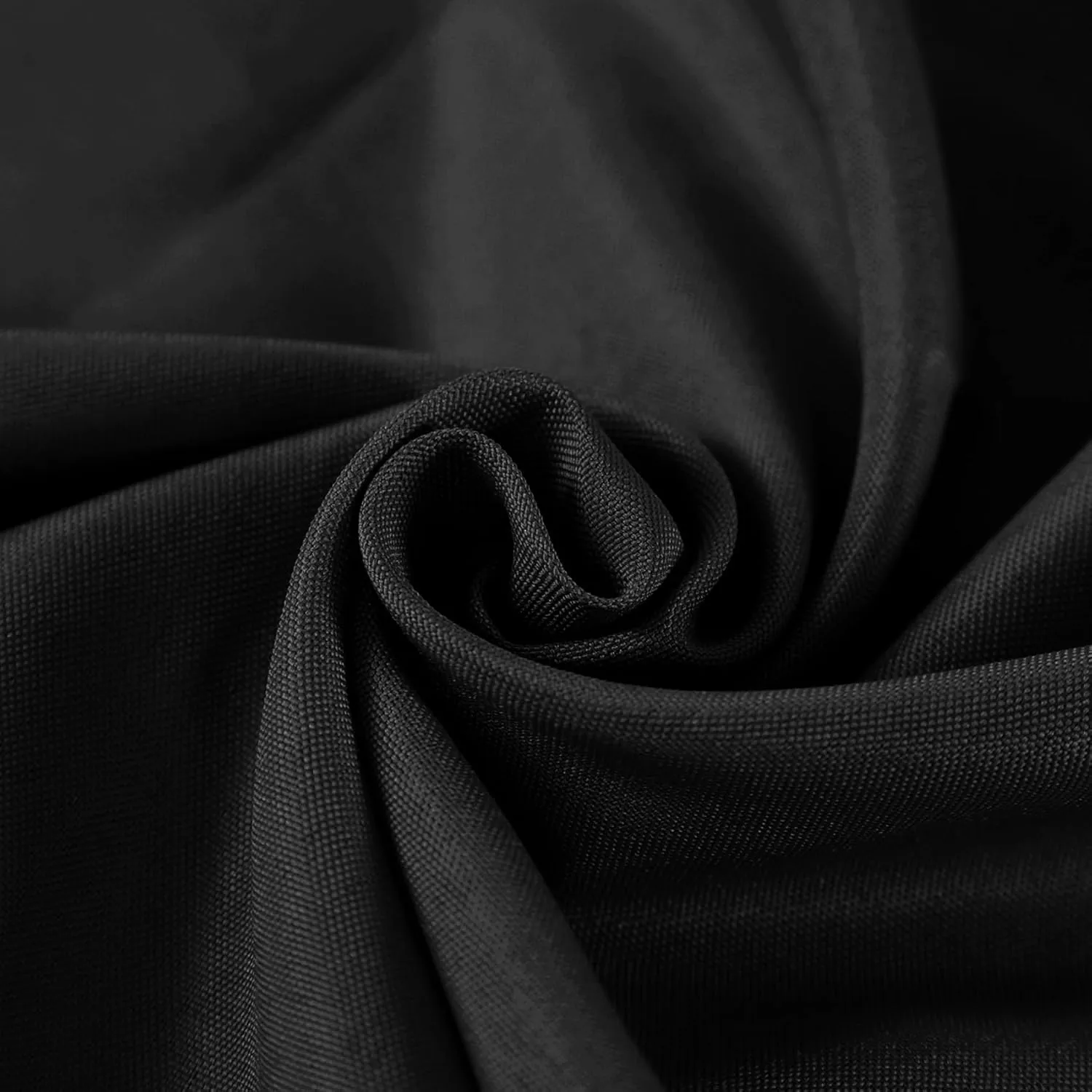Fokitut 6 Pack Rectangle Tablecloth, 90x156 Inch, Stain Resistant and Wrinkle Polyester Table Cloth, Fabric Table Cover for Kitchen Dining, Wedding, Party, Holiday Dinner-Black