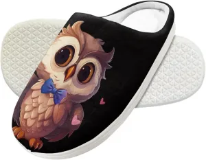 Forchrinse Blue Starfish Conch on Beach Kids House Slippers Warm Plush Slippers Cute Household Shoes Anti-Slip Indoor Home Slippers for Girls and Boys