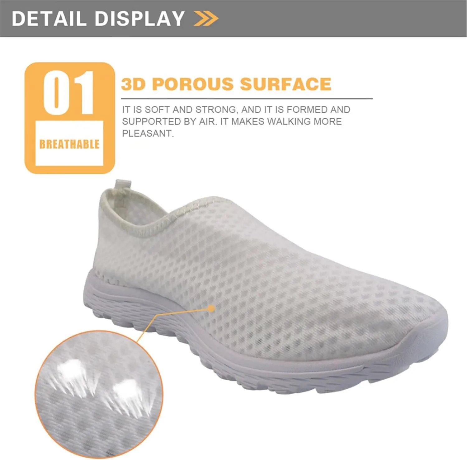 Forchrinse Cow Print Women’s Sneakers Slip on Shoes Cute Casual Shoes Walking Running Shoes Lightweight