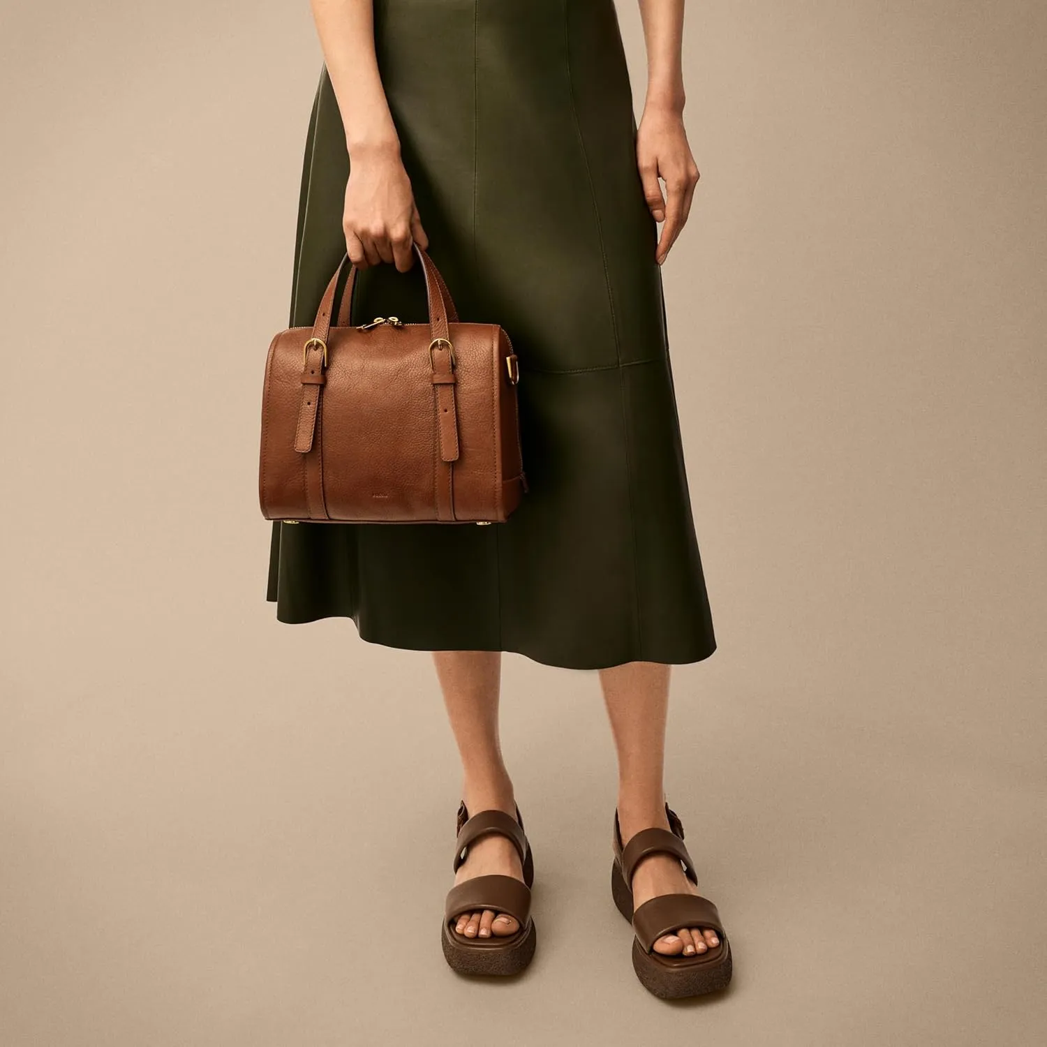 Fossil Carlie Satchel Handbag