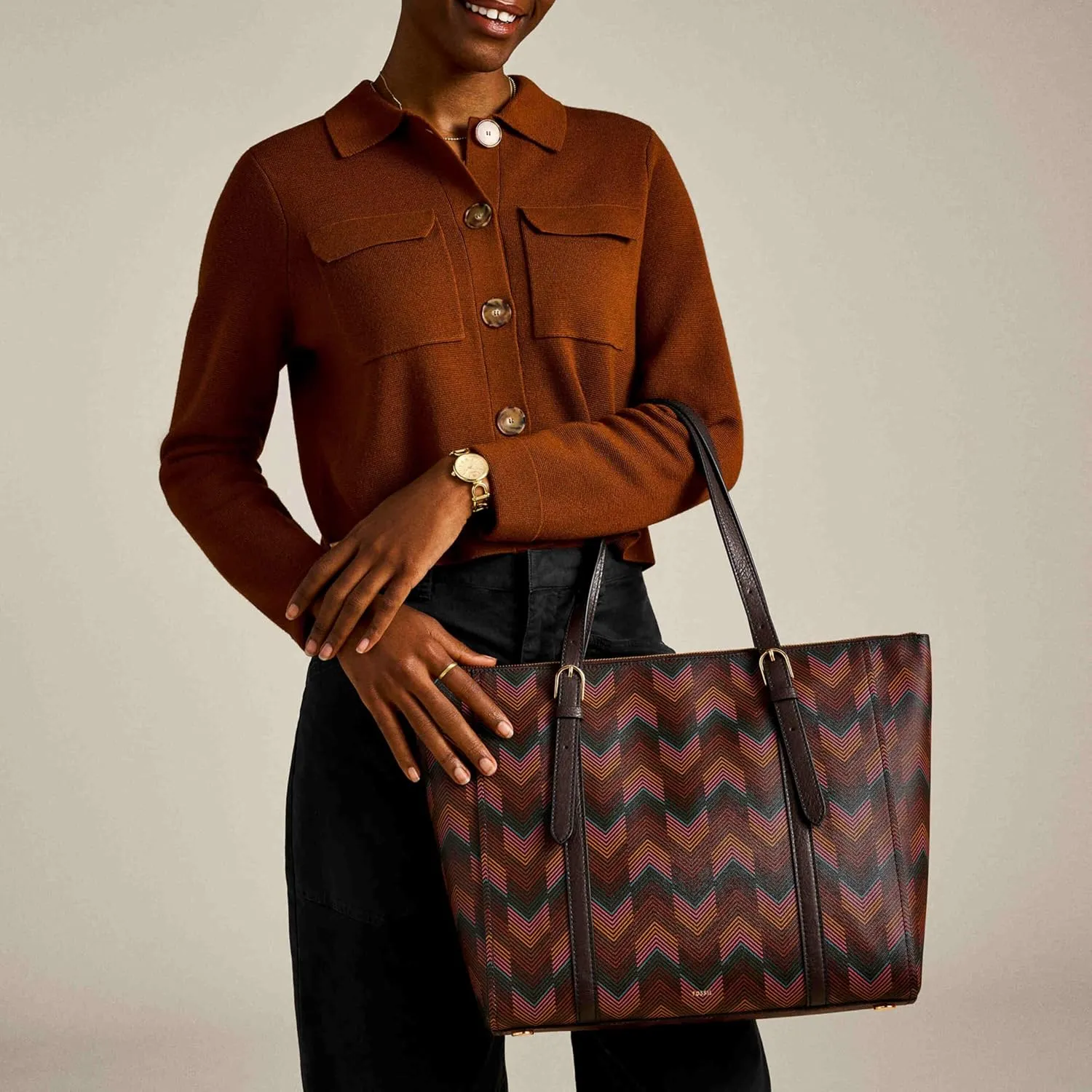 Fossil Carlie Tote Bag