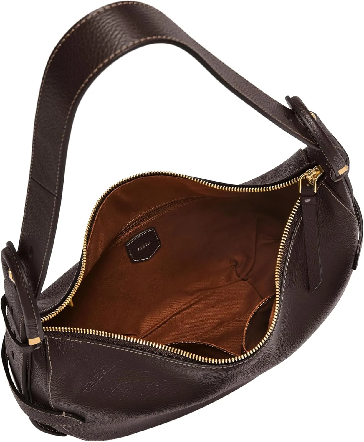 Fossil Women's Harwell Leather Hobo Purse Handbag for Women
