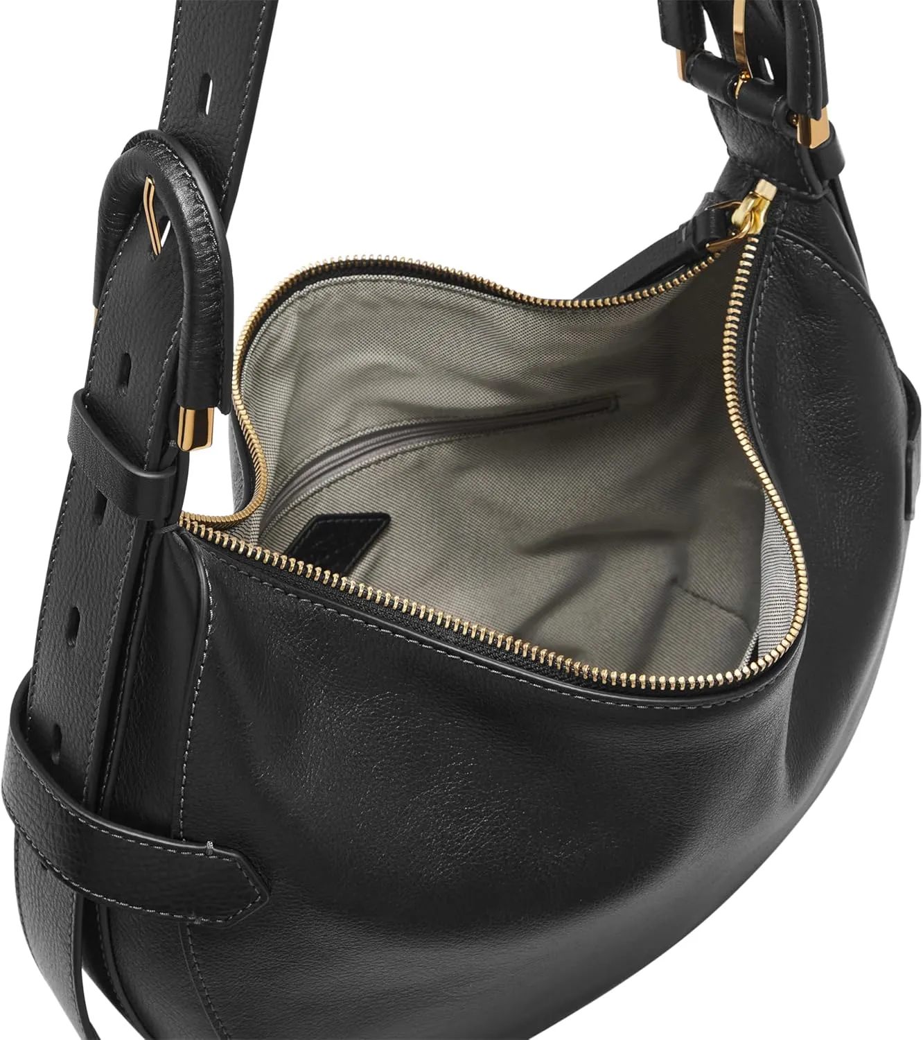 Fossil Women's Harwell Leather Hobo Purse Handbag for Women