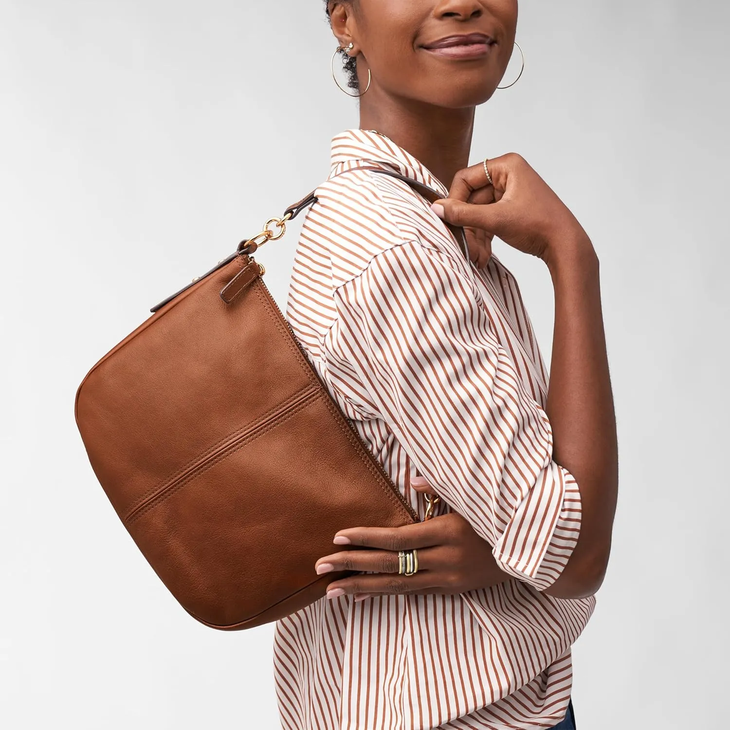 Fossil Women's Jolie Leather Crossbody Purse Handbag for Women