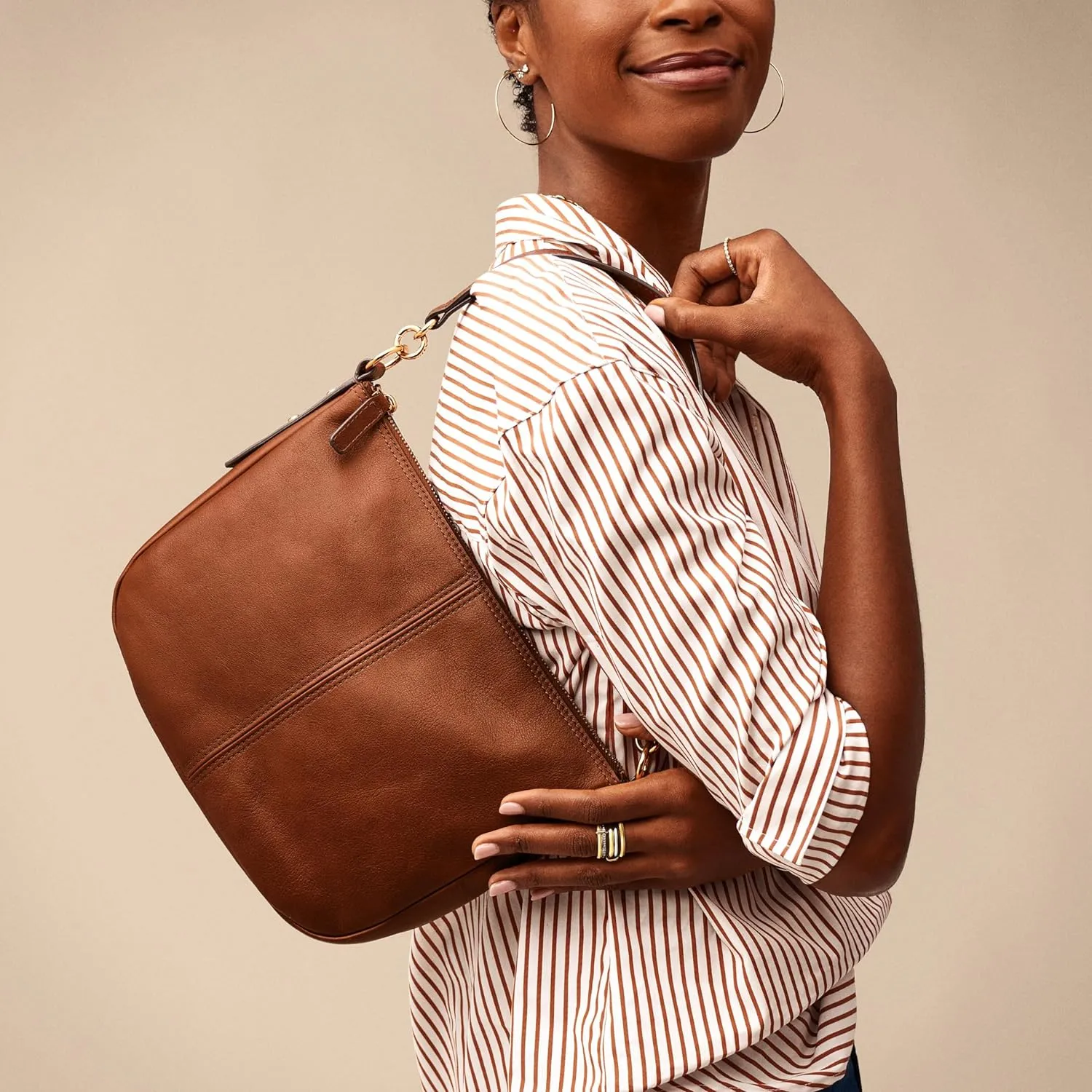 Fossil Women's Jolie Leather Crossbody Purse Handbag for Women