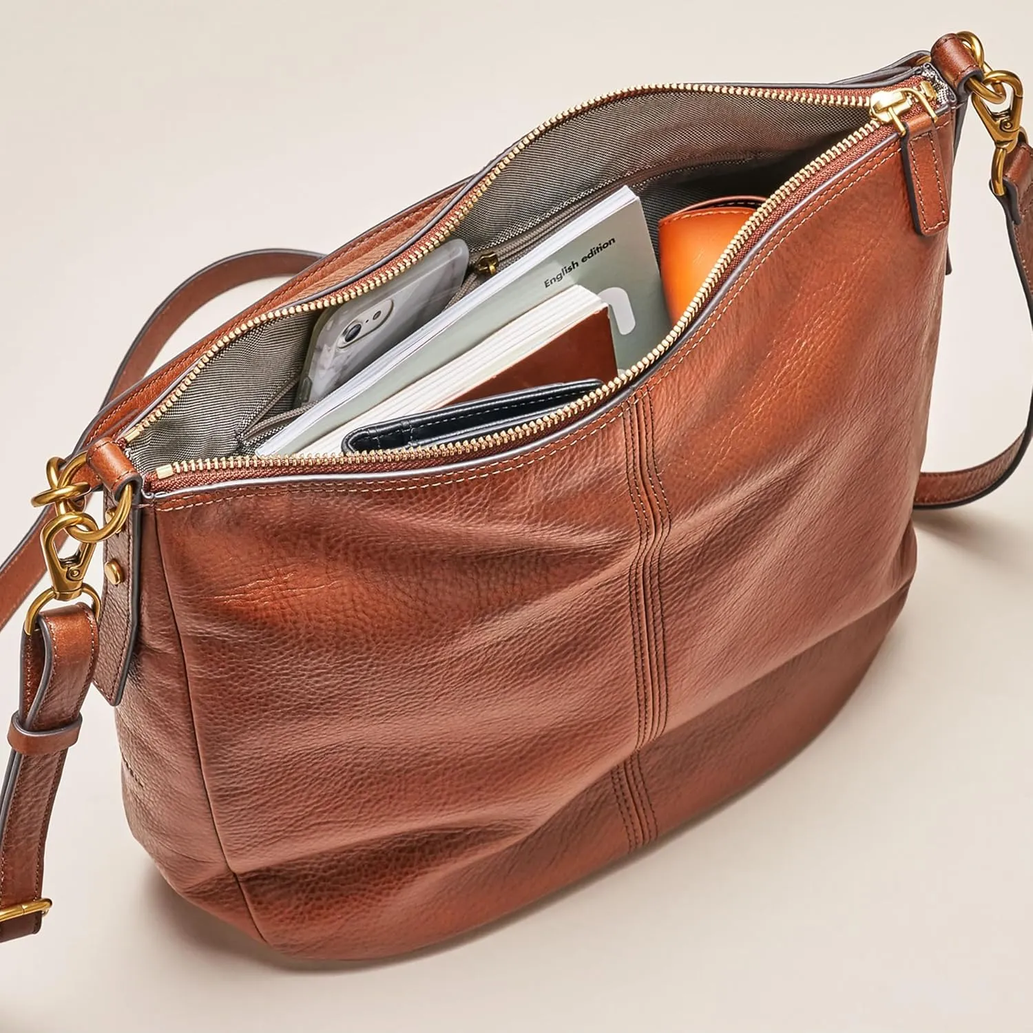 Fossil Women's Jolie Leather Crossbody Purse Handbag for Women