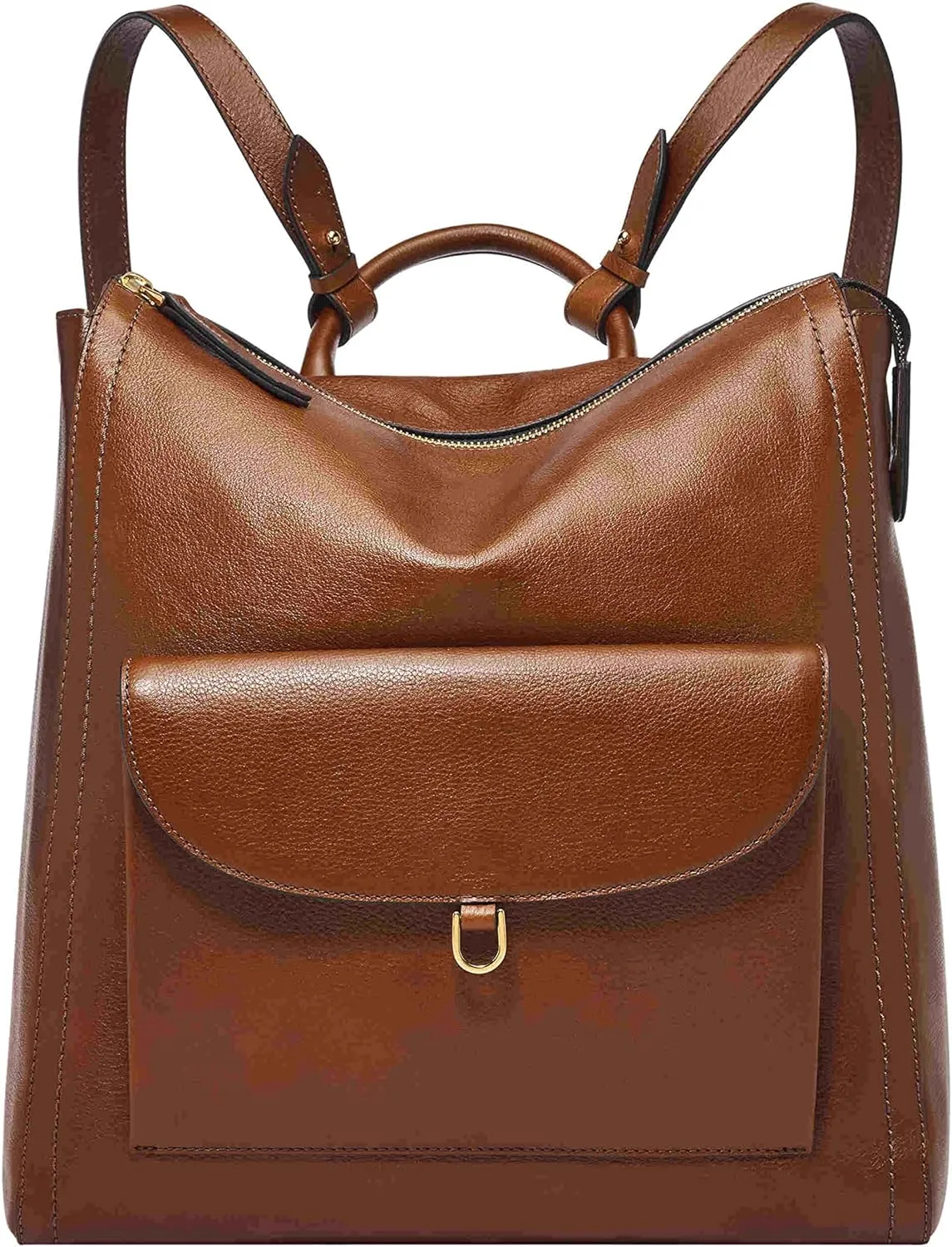 Fossil Women's Parker Leather Convertible Backpack Purse Handbag for Women