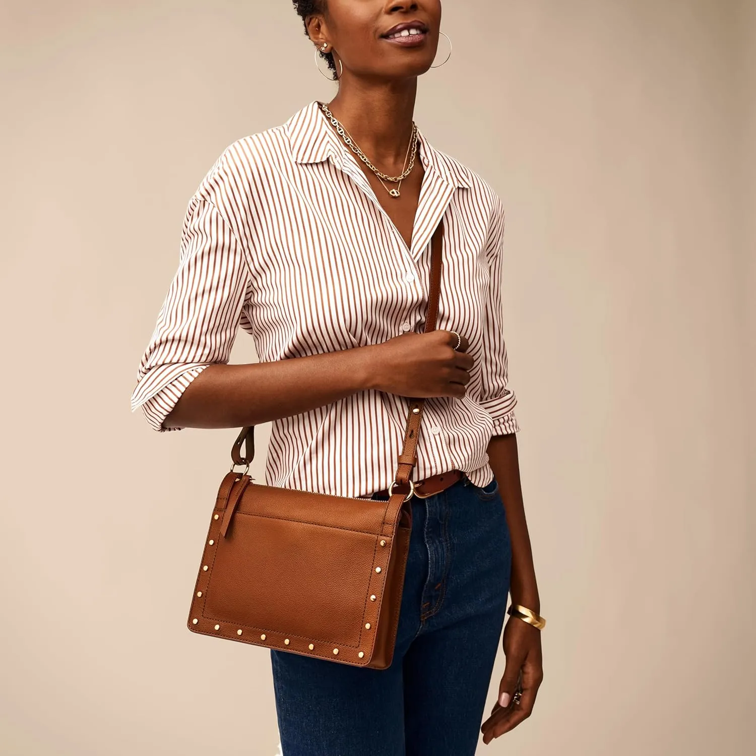 Fossil Women's Taryn Leather Crossbody Bag