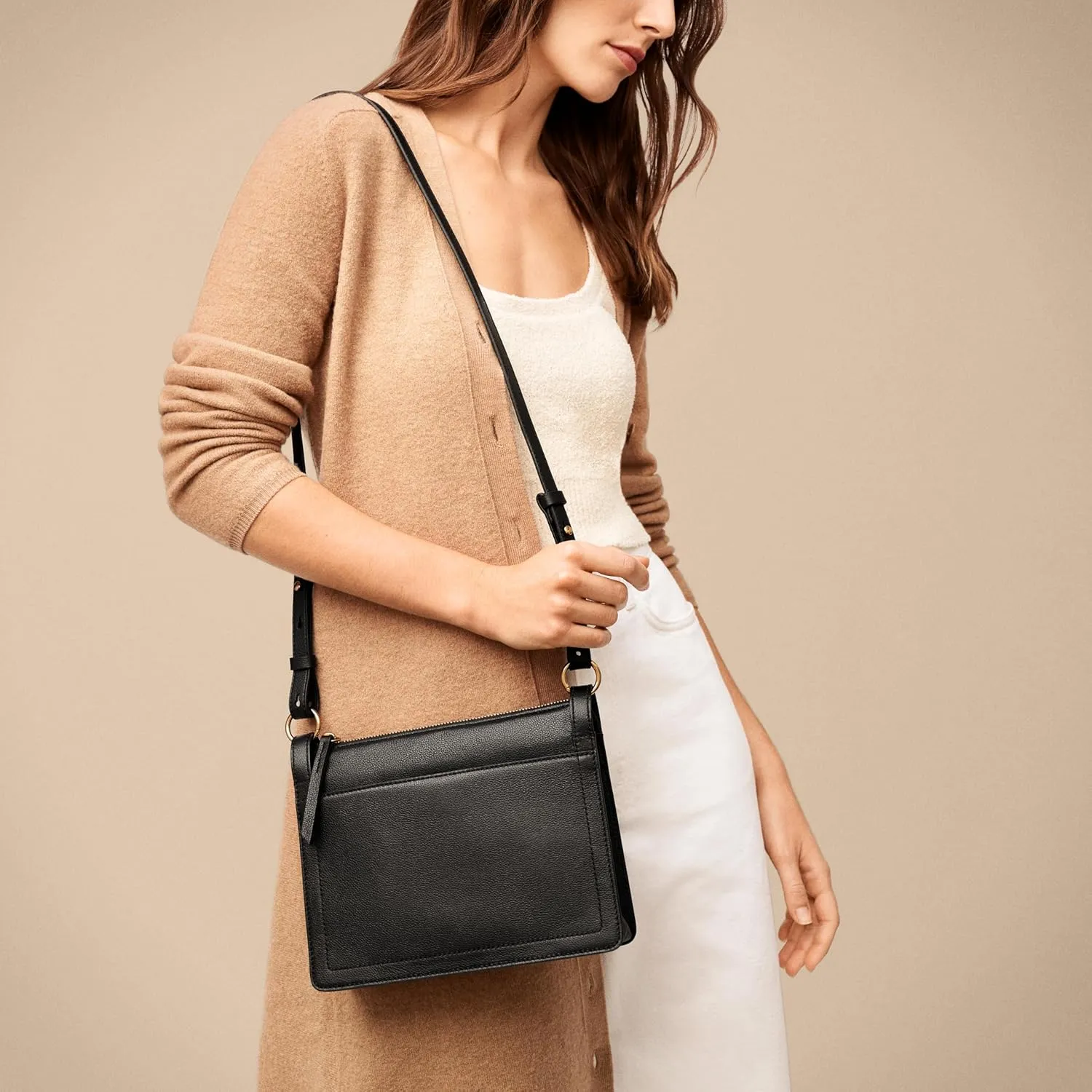 Fossil Women's Taryn Leather Crossbody Bag