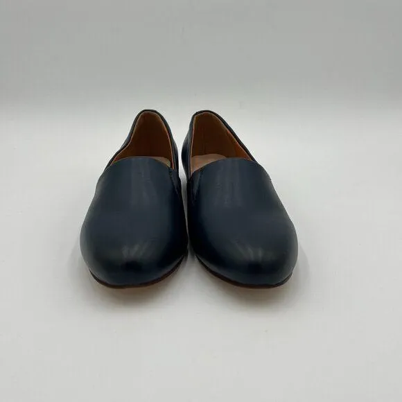 FOWT Black Almond Toe Pump Loafer Flats Slip On Cozy Party Dress Office Shoes