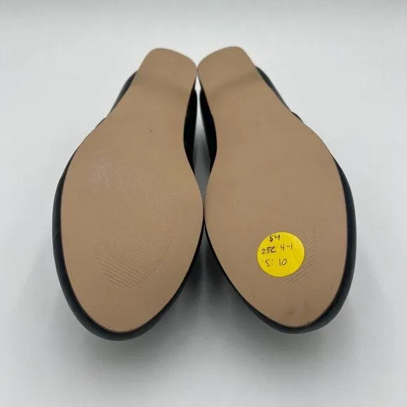 FOWT Black Almond Toe Pump Loafer Flats Slip On Cozy Party Dress Office Shoes