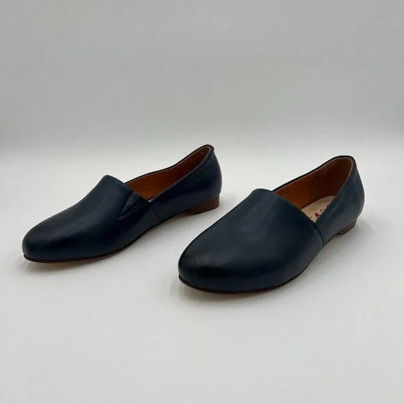 FOWT Black Almond Toe Pump Loafer Flats Slip On Cozy Party Dress Office Shoes