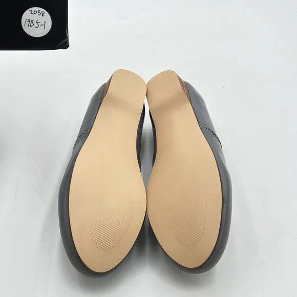 FOWT Women Fashion Closed Almond Toe Pumps Solid Color Loafer Flats Slip On Cozy