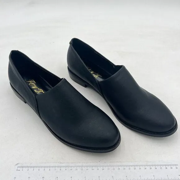FOWT Women Fashion Closed Almond Toe Pumps Solid Color Loafer Flats Slip On Cozy